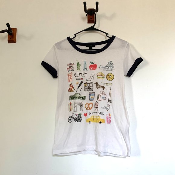J.Crew New York Collector Tee Sz Small - Picture 5 of 5